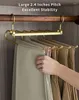 Hangers 6 In1 Aluminium Folding Trouser 360° Rotatable Pant Tie Scarf Storage Rack Magic Hanger Space Save Organizer