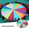 Other Sporting Goods Kids Parachute Play Party Game With Handles For Children Gymnastics Cooperative Outdoor Games 230615