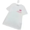 Nova camiseta de tsshirt feminino de feminina de verão 100% algodão de algodão de alta qualidade respirável camiseta casual letra de algodão puro impressão de luxo camiseta feminina tee