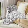 Koc w stylu koc rzut sofa koc koc klimatyzacja kołdra miękka łóżko hotelowe szal ręcznik R230617