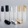 100pcs 5 ml 10 ml pusta butelka z sprayem dla perfum przenośne puste pojemniki kosmetyczne z pompą aluminiową xxfnh