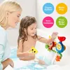 Juguetes de baño Baby shower taza de sol pista juego de agua baño para niños mono ducha juguete regalo de cumpleaños para niños 230615