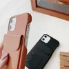 Brand Phone Protective Case Embossed 12 Apple Cellphone Cases XS/8plus Leather Waterproof Change Card Bag Magnetic Suction Cards Pocket