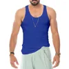 Camisetas sin mangas para hombres Hombres Gym TopQuick Dry Culturismo Camiseta sin mangas Fitness Singlets Baloncesto Ropa deportiva Muscle Solid Vest Ropa de verano