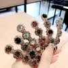 Accessori per capelli 1PC Il Rhinestone eccellente istantaneo di cristallo variopinto pieno di lusso della Corea ferma il copricapo delle donne classiche