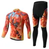 Racing Sets Q973 Bipolar Riding Suit Long Sleeve Bicycle Suits Spring Autumn Moisture Perspiration Quick-Drying Clothes Pants Cycling Set