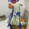 Mochila para niñas, Mochila escolar de alta capacidad, moda de escuela secundaria, impermeable, bonita Mochila de viaje para mujeres, Mochila para ordenador portátil de nailon