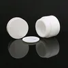 20G 30G 50G Glass Jar White Porcelain Cosmetic burkar med inre PP -foderskydd för läppbalsam Face Cream LMOCI