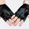 Cinq doigts gants adulte enfant Halloween carnaval clouté Cool Street Dance Punk danse rosée demi doigt cuir G45 230615