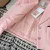 Women's Jackets Designer New 2023 Brand Jacket Ootd Fashion High-end Autumn Winter Classic Chains Tweed Coat Leisure Spring Coats Cardigan Valentine's Day Gift 45UO