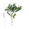 Dekorativa blommor Artificial Olive Branch Silk Plants Home Decoration Pography Props 38cm