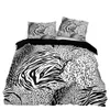 Bedding sets Luxury Style Set 220x240 Leopard Print Duvet Cover with Pillowcase Quilt Bed for Single Double Full Size 230615