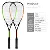Squash rackets professionella squash racket racket aluminium med kolfibermaterial för squash sportträning nybörjare med bärväska 230615