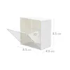 Ny väggmonterad förvaringslåda Punch-Free Dustproof Storage Holder For Cotton Swab smycken Multifunktion Vattentät badrumsarrangör