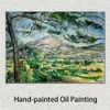 Arte Impressionista em Lona Ste-victoire Mountain Pine Handmade Paul Cezanne Pintura Paisagem Obra Moderna Decoração Da Sala De Estar