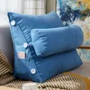 Pillow Bed Triangular Cushion Chair Bedside Lumbar Backrest Lounger Lazy Office Reading Living Room Household Decor 230615