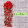 Dekorativa blommor 1st Violet Artificial Flower Party Decoration Simulation Valentine's Day Wedding Wall Hanging Basket Orchid Fake