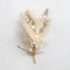 Dekorativa blommor bröllopsdekor hem dekoration naturligt material mini babysbreath torkade buketter riktiga blomma växter stjälkar