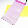 Étuis pour lunettes de soleil 100 pcs / lot Doux Étanche Composite Tissu Lisse Lunettes De Soleil Sac Lunettes Pochette Montre Téléphone Étui À Lunettes En Gros Y98 230615