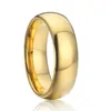 Anneaux de mariage Bague pour homme Alliances Big 6/8 / 10mm Bande Couple Carbure de tungstène Grande taille 15 Or Couleur Bijoux pour femmes