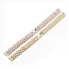 Cinturini per orologi Cinturino in acciaio inossidabile 6mm 8mm 10mm Bracciale in argento dorato Cinturino di piccole dimensioni Quadrante Mini cinturino da donna 12mm 14mm