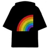 Camisetas masculinas impressão 3D 6IX9INE com capuz camiseta masculina feminina tops verão hip hop camisetas casuais meninos meninas moletom preto