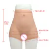 Форма груди знает силиконовые брюки с перекрестком с поддельными костюмами для вагины.
