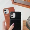 Brand Phone Protective Case Embossed 12 Apple Cellphone Cases XS/8plus Leather Waterproof Change Card Bag Magnetic Suction Cards Pocket