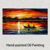 Fine Art Canvas Painting Remarkable Moment Handcrafted Contemporary Artwork Landscape Wall Decoration