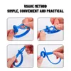 New 10Pcs Multi-purpose Clothes Hanger Windproof Buckles Fixing Hanger Hooks Non-slip Drying Rack Household Laundry Plastic Hanger