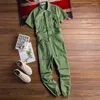 Herenbroeken Heren Heren Overalls Korte mouw Multi-pocket Ontwerper Chic Jumpsuit Mode Streetwear Casual Cargo Losvallend Zwart Vracht