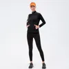 Chaquetas de mujer Mujer Deporte Cremallera superior Damas Ropa deportiva Camisa de entrenamiento de manga larga para mujer