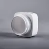 Witte PP cosmetische potten vierkante plastic fles lippenbalsem ogen/gezichtscrème container BPA-vrij (zonder logo) 30g 50g Fvpqp