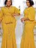 Ubranie etniczne 2 sztuki Ubrania Afryki Dashiki afrykańskie spódnice i top dla kobiet Ankaara Wedding Suknia Suknia Plus Size Lady Party 230616