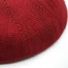 Bérets Femmes fille béret artiste français chaud laine hiver bonnet chapeau casquette Vintage plaine béret chapeaux couleur unie élégante dame été casquettes Z0616