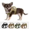 Vêtements pour chiens Chihuahuabu petit gilet tactique bande d'entraînement xs travail en plein air réglable militaire MOLLE avec poignée en caoutchouc 230616