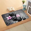 Tapis U-P22 personnalisé fleur pierre pluie gouttes de pluie paillasson décor à la maison tapis de porte sol tapis de bain coussin de pied U-718!! U-FLP22