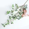 Fleurs décoratives Faux Eucalyptus Feuille Branches Décoration Greem Vert Multi-fonction 73 cm/113 cm En Plastique Fleur Artificielle Maison