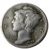 1942/1 p/d/s Mercury dime copy coin silver plated