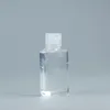 60ml PET plastic bottle with flip cap transparent square shape bottle for makeup remover disposable hand sanitizer Wsntb