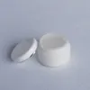 흰색 PP Cosmetic Jar Hand Face Cream 플라스틱 항아리 15G 30G 50G 화장품 샘플 내부 라이너 커버 AngFB가있는 플라스틱 용기