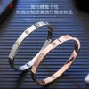 Designer Trend Titanium Steel Network Red Carter Couple Bracelet for Men and Women Full Diamond Non fading Straight YNTU