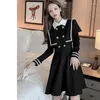 Casual Dresses A Line Dress Women Preppy Japan Style Kawaii Sweet Navy JK Clothes College Costume Student Girl High School Uniform Party