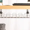 Półki łazienkowe pod stołem do przechowywania stojak na zarządzanie kablami