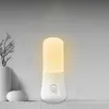 Nova luz de alimentação de tomada de parede 110/220 V LED mini luz noturna plugue dos EUA lâmpada de cabeceira para crianças quarto de bebê decoração de casa