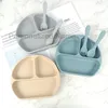 Bekers Borden Servies Siliconen babybord met zuignappen babyservies siliconen zuignappen babyservies kinderservies 230615