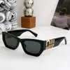 Rectangular Sunglasses Miu Sun Glasses Designer Women High End Bold Forward Rebellious Style Leg Big Word Mother Multicolor Smu09ws