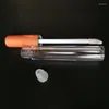 Opslagflessen 50 stks Groothandel Lege Lipgloss Buizen DIY Plastic Vloeibare Lipstick Container Ronde Lipglos Sample