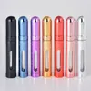 100pcs 12ML Mini Window Refillable Aluminum Pefume Bottle With Sprayer Empty Parfum Cosmetic Container Qdwdw