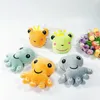 Cute Pet Dog Plush Puppy Toy Interesting Fleece Frog Octopus Chewing Pet Molar Playing Toy Suitable for Small Meduim Pet Product